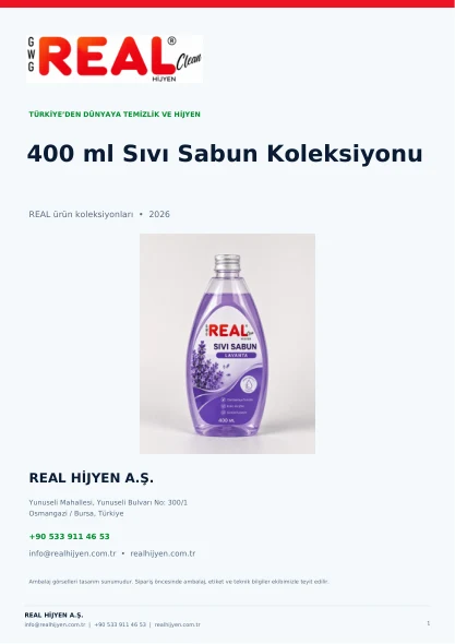 400 ML SIVI SABUN KOLEKSİYONU