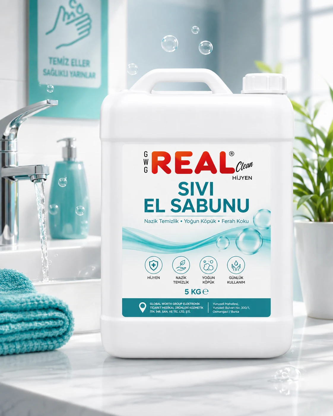 400 ml sıvı sabun: beş koku dünyası